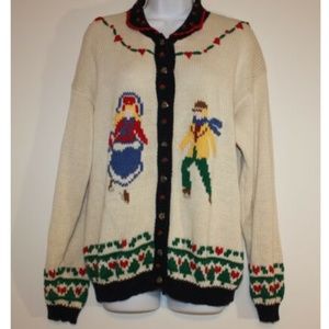 Vintage Ice Skater Cardigan
